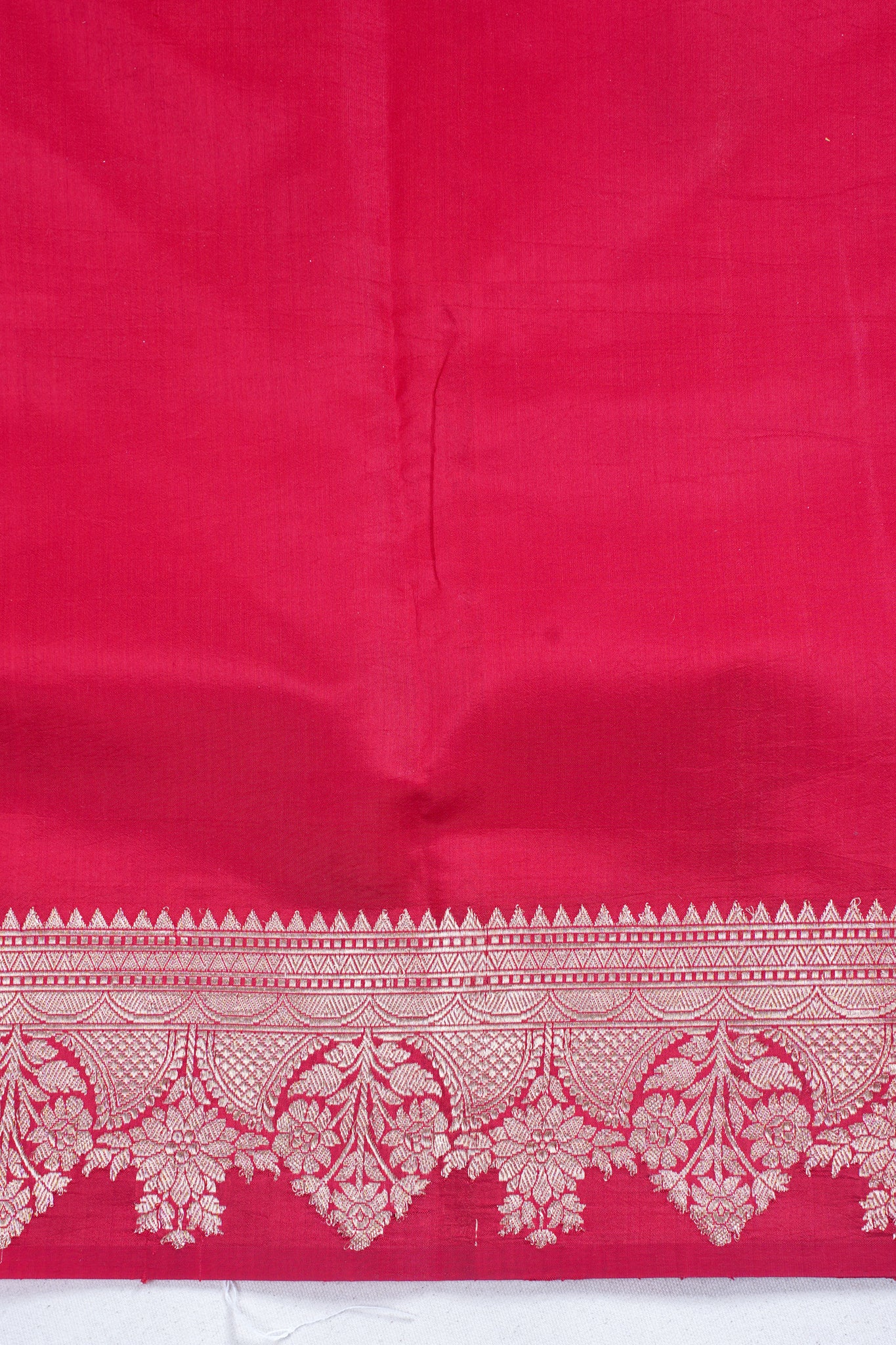 Peach-Pink Pure Mango Katan Silk Handwoven Saree