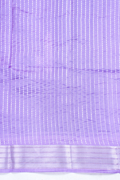 Royal Purple Pure Mango Katan Silk Handwoven Saree