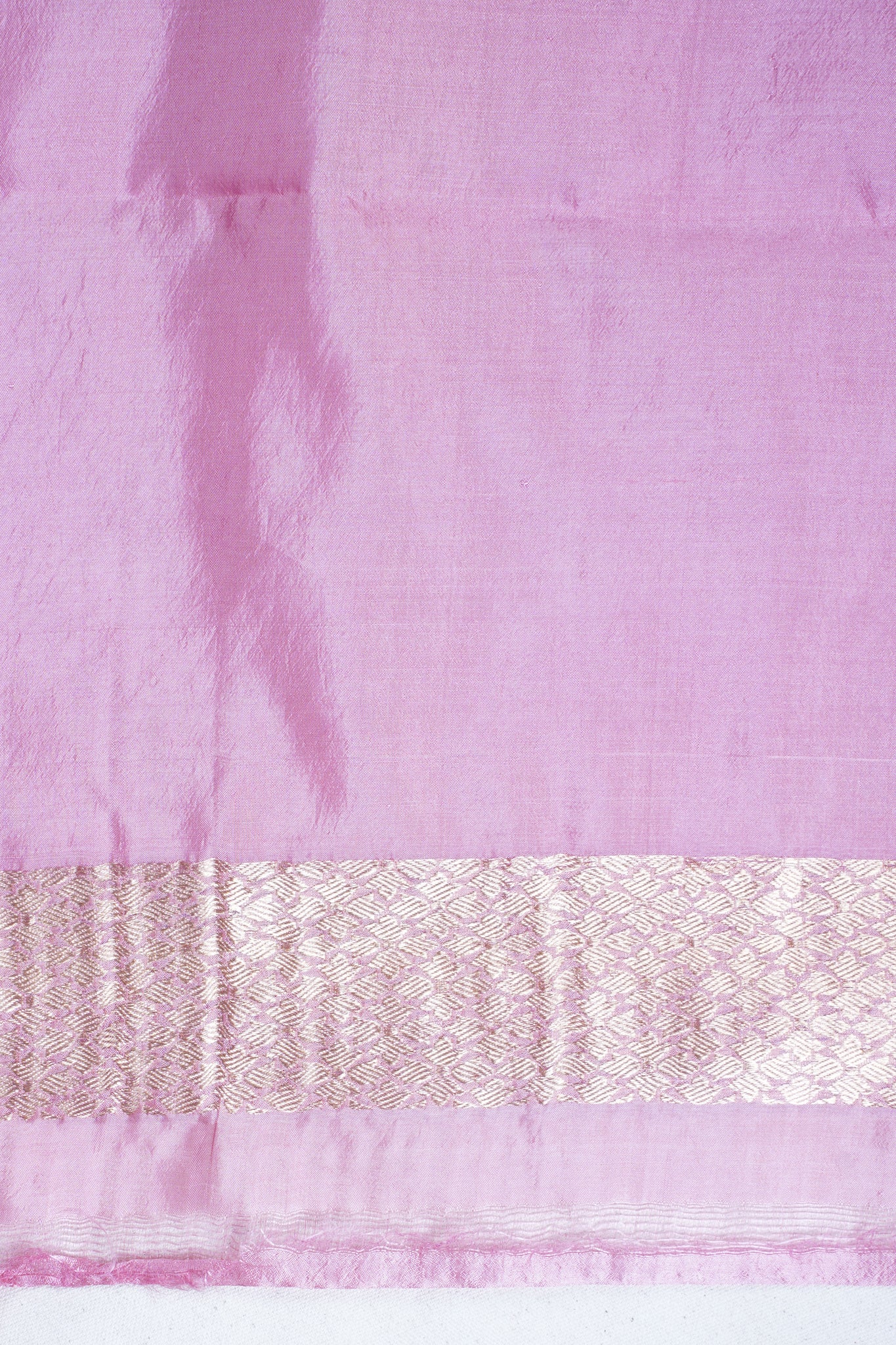Pastel Pink Pure Mango Katan Silk Handwoven Saree