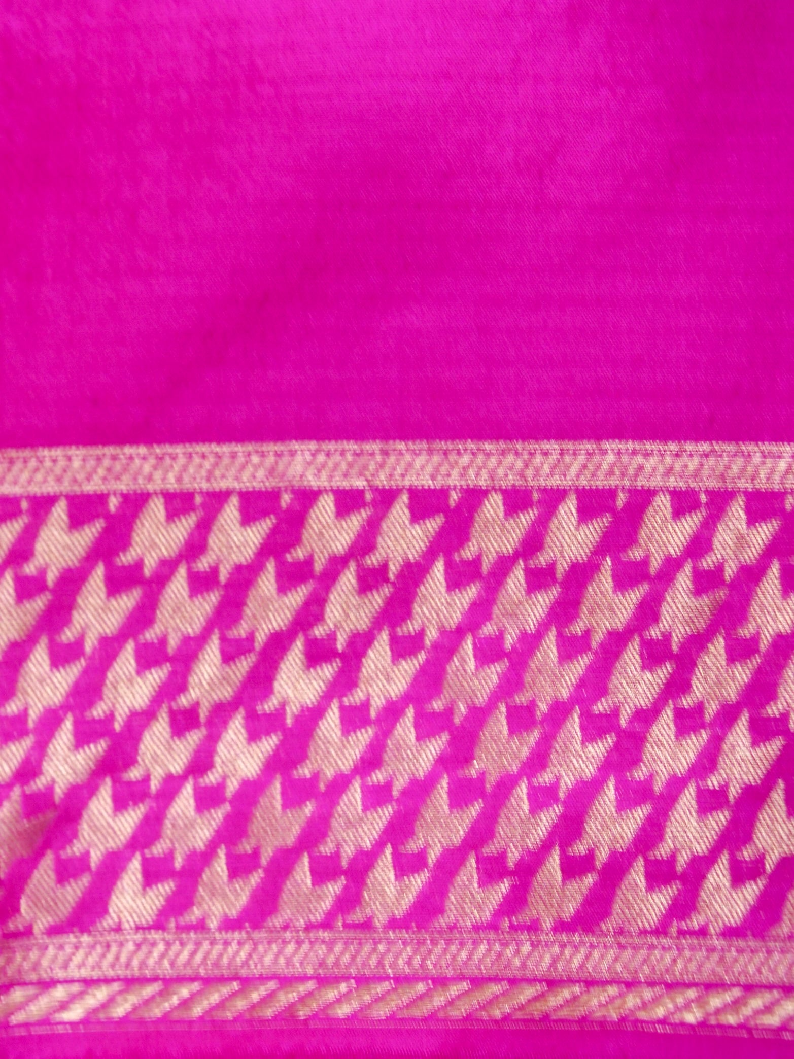 Pink Handloom Pure Katan Silk Banarasi Brocade Saree