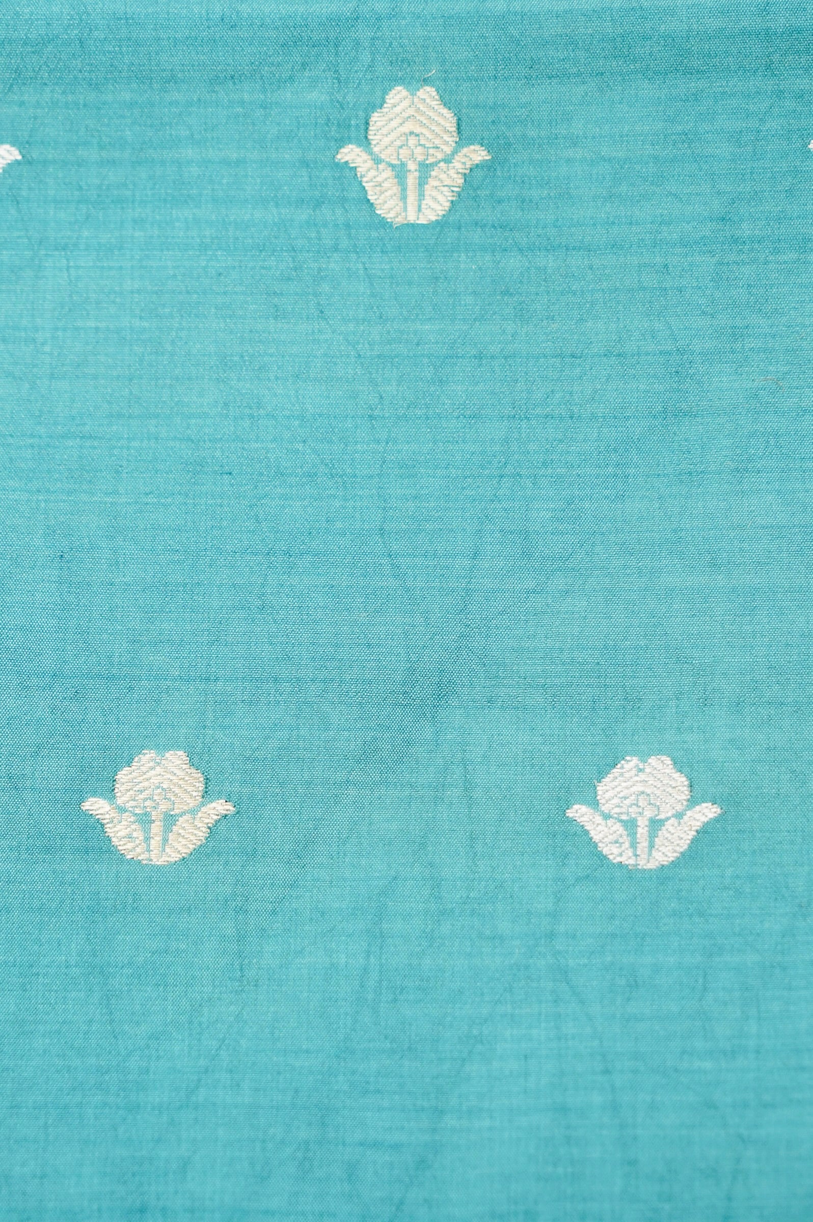 Handwoven Banarasi Pure Katan Silk Suit with Pink dupatta